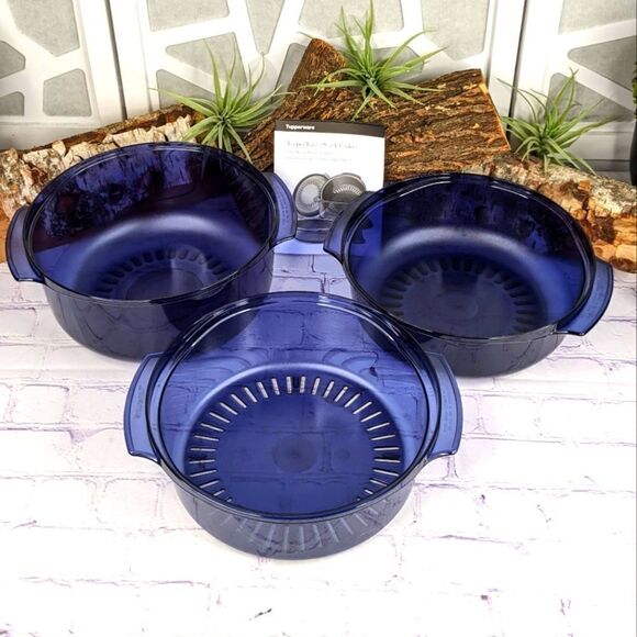 Tupperware TupperWave® Stack Cooker - Cobalt Blue - Picture 1 of 13